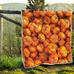 Pumpkin Print Quilt