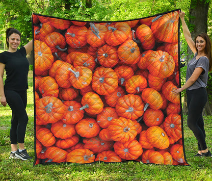 Pumpkin Print Quilt