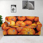 Pumpkin Print Sofa Cover