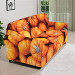Pumpkin Print Sofa Cover