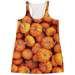 Pumpkin Print Women's Racerback Tank Top