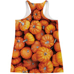Pumpkin Print Women's Racerback Tank Top
