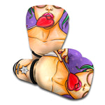 Punk Girl And Lollipop Print Boxing Gloves