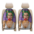 Punk Girl And Lollipop Print Car Seat Organizers