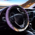 Punk Girl And Lollipop Print Car Steering Wheel Cover