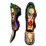 Punk Girl And Lollipop Print Muay Thai Shin Guard