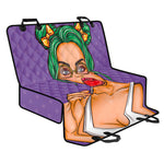 Punk Girl And Lollipop Print Pet Car Back Seat Cover