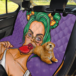 Punk Girl And Lollipop Print Pet Car Back Seat Cover