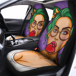 Punk Girl And Lollipop Print Universal Fit Car Seat Covers