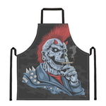 Punk Mohawk Devil Print Apron