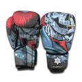 Punk Mohawk Devil Print Boxing Gloves