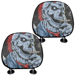 Punk Mohawk Devil Print Car Headrest Covers