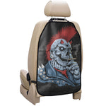 Punk Mohawk Devil Print Car Seat Organizers