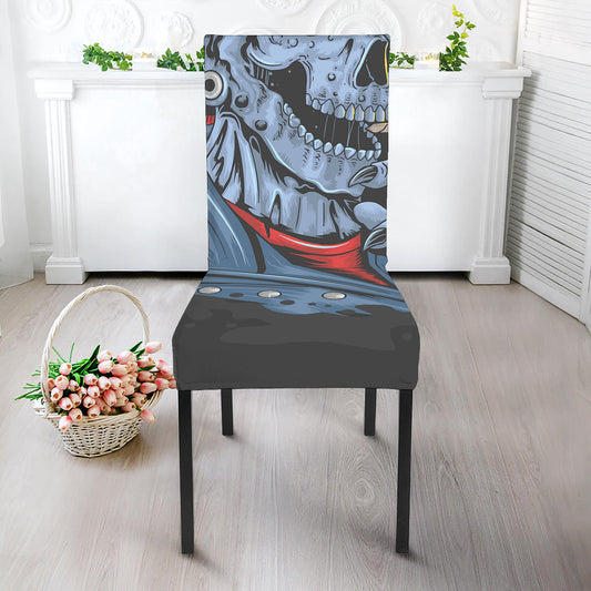 Punk Mohawk Devil Print Dining Chair Slipcover