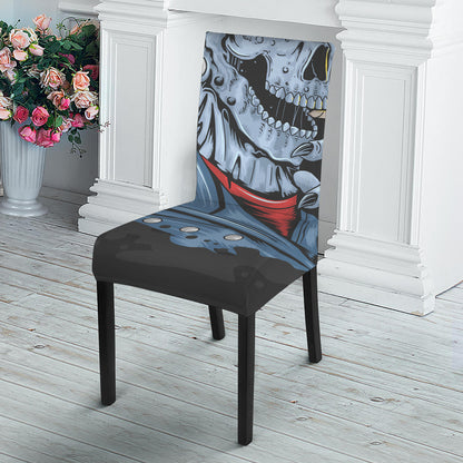 Punk Mohawk Devil Print Dining Chair Slipcover