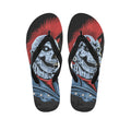 Punk Mohawk Devil Print Flip Flops