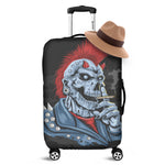 Punk Mohawk Devil Print Luggage Cover