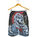 Punk Mohawk Devil Print Men's Shorts