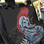 Punk Mohawk Devil Print Pet Car Back Seat Cover