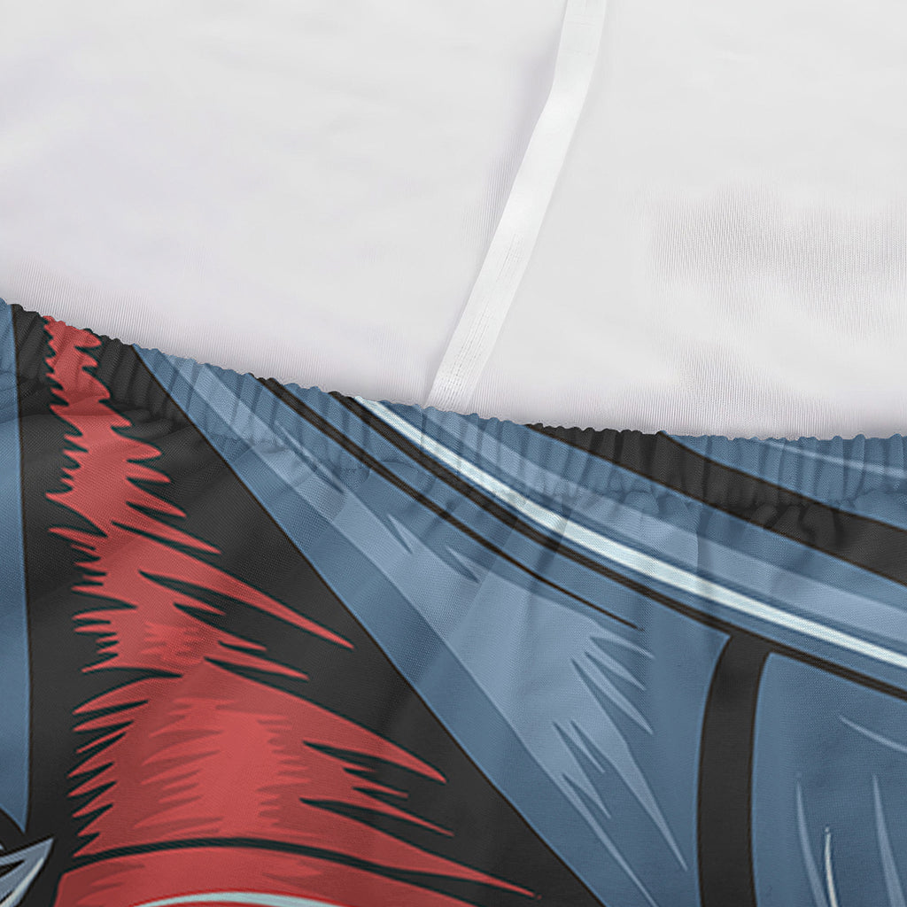 Punk Mohawk Devil Print Sofa Cover