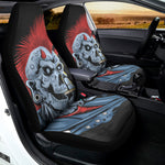 Punk Mohawk Devil Print Universal Fit Car Seat Covers