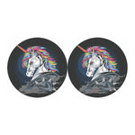 Punk Unicorn Print Car Coasters