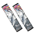 Punk Unicorn Print Car Seat Belt Covers