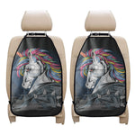 Punk Unicorn Print Car Seat Organizers