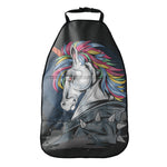 Punk Unicorn Print Car Seat Organizers