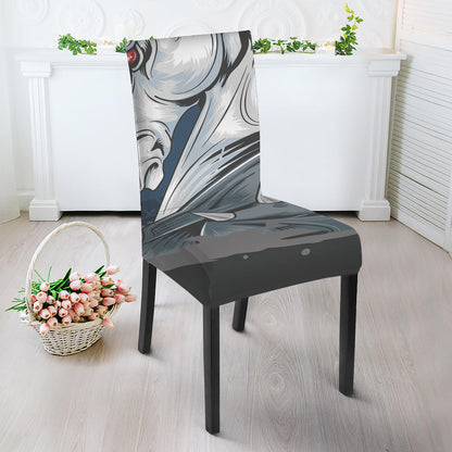 Punk Unicorn Print Dining Chair Slipcover