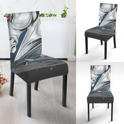Punk Unicorn Print Dining Chair Slipcover