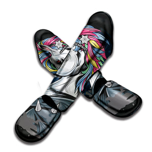 Punk Unicorn Print Muay Thai Shin Guard