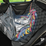 Punk Unicorn Print Pet Car Back Seat Cover
