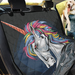 Punk Unicorn Print Pet Car Back Seat Cover