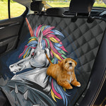 Punk Unicorn Print Pet Car Back Seat Cover