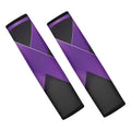 Purple All Cancer Awareness Ribbon Print Car Seat Belt Covers