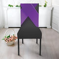Purple All Cancer Awareness Ribbon Print Dining Chair Slipcover