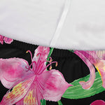 Purple Alstroemeria Pattern Print Sofa Cover