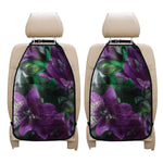 Purple Alstroemeria Print Car Seat Organizers