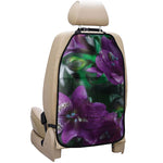 Purple Alstroemeria Print Car Seat Organizers