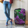 Purple Alstroemeria Print Luggage Cover