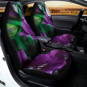 Purple Alstroemeria Print Universal Fit Car Seat Covers