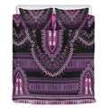 Purple And Black African Dashiki Print Duvet Cover Bedding Set