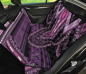 Purple And Black African Dashiki Print Pet Car Back Seat Cover