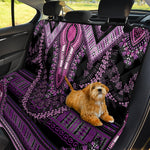 Purple And Black African Dashiki Print Pet Car Back Seat Cover