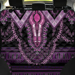 Purple And Black African Dashiki Print Pet Car Back Seat Cover