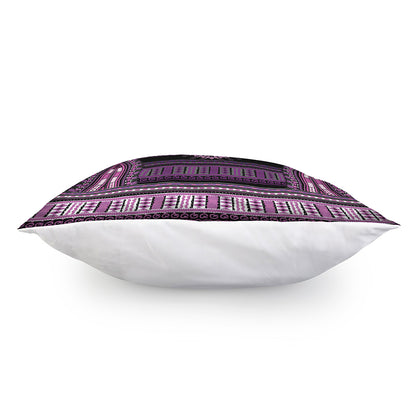 Purple And Black African Dashiki Print Pillow Cover