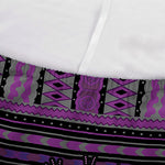 Purple And Black African Dashiki Print Sofa Cover