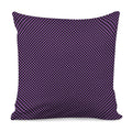Purple And Black Checkered Pattern Print Pillow Cover