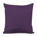 Purple And Black Checkered Pattern Print Pillow Cover